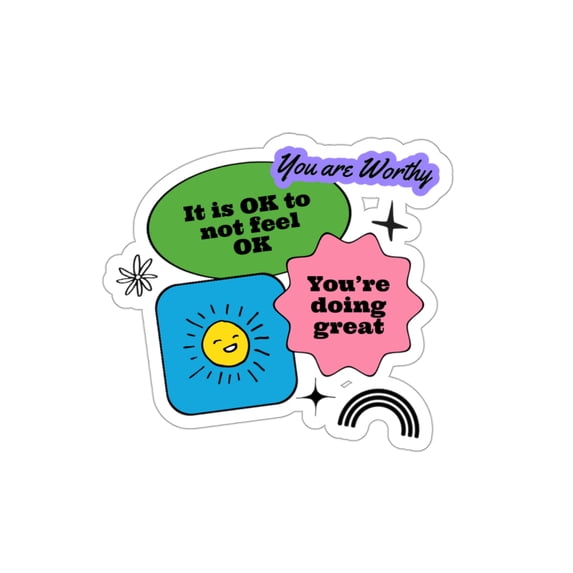 It's OK Kiss-Cut Stickers