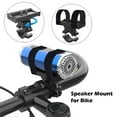thumbnail image 2 of Gpokort Adjustable Strap Multifunctional Speaker Bike Mount Fits Most - Black (2 Piece), 2 of 4