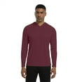 thumbnail image 5 of BRDFRL Men's Sun Protection Hoodie Shirts Long Sleeve UPF 50+ Swim Fishing Shirt with Hood Lightweight Rash Guard UV SPF Wine M, 5 of 8