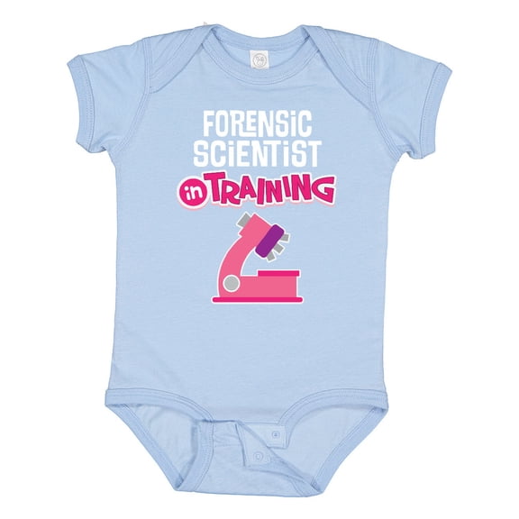 Inktastic Future Forensic Scientist in Training Girls Baby Bodysuit