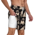 thumbnail image 3 of Goofa French Bulldog Printed Men's Swim Trunks Board Shorts Quick Dry Mens Swimming Trunks with Compression Liner,Breathable Fit Hawaii Beach Shorts-Small, 3 of 9