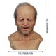 thumbnail image 2 of Halloween adulto anciano hombre látex máscara completa cara cubierta Cosplay casco, 2 of 5
