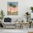 thumbnail image 3 of Stupell Industries Sunrise Palm Trees Landscape Painting Gallery Wrapped Canvas Art Print Wall Art, 36 x 48, 3 of 8