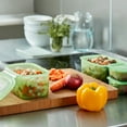 thumbnail image 3 of Lekue Reusable Silicone Food Storage Box Container set of 3. Set includes: 0.2L, 0.5L, 1.0L, 3 of 4
