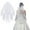 White, variant on GIJNRIUIUA Under $5 Sales Today Bridal Wedding Veil Women's Simple Short Wedding for Brides with Comb for Brides Shower Hen Do Night Party