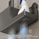 thumbnail image 5 of Cepillo de inodoro montado en la pared, sin taladro | Juego de limpieza de baño de plástico | Estantería integrada de rascador y almacenamiento | Base de drenaje | Negro, Blanco Gris | Organizador, 5 of 7