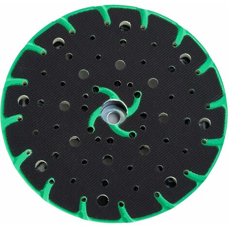 Plato lijador de 150 mm con aspiración de polvo - rosca de conexión M8 - recambio para el plato lijador festool, compatible con la lijadora excéntrica de 150 mm bosch makita etc, Versailles