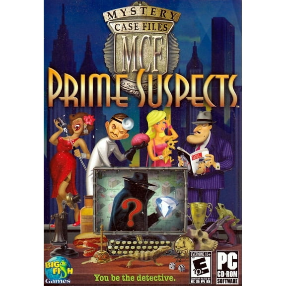 Mystery Case Files MCF: PRIME SUSPECTS - PC Game - You be the Detective. The FBI is Baffled. Are You?