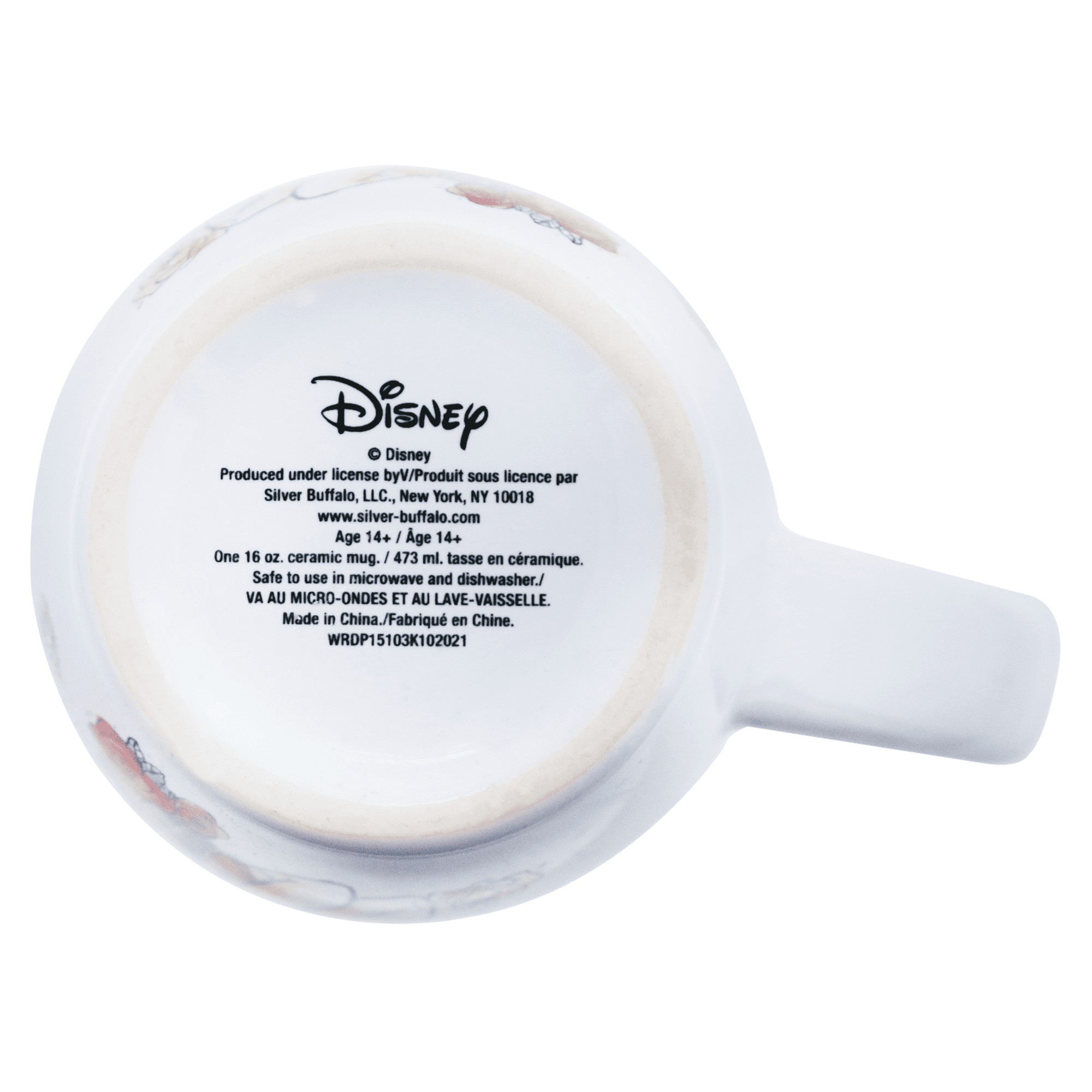 Silver Buffalo Disney Princess Dream It Group Wide Rim Ceramic Mug, 16oz 