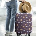 thumbnail image 2 of Purple Sun Moon Star Cloud Pattern Luggage Cover Fashion Suitcase Cover Baggage Covers Fit 25-28 Inch Luggage (Go Travel), 2 of 5