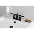 thumbnail image 2 of Kingston Brass KB8915CKL Kaiser Widespread Bathroom Faucet with Pop-Up Drain, Oil Rubbed Bronze, 2 of 7