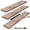 Mahogany, variant on Floating Shelves for Wall Storage (35 Inch, 3 Pack, )