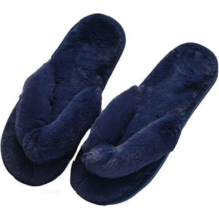 

CoCopeaunt Winter soft and comfortable plush slippers women non-slip home flip flops slippers fur slippers