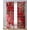 Green Red Black, variant on Valentines Love Heart Sheer Curtains 63 Inch Length 2 Panels Set for Living Room/Bedroom, Red Eucalyptus Botanical Vintage Kitchen Curtains Grommet Semi-Sheer Curtains Window Treatments 42"x63"x2