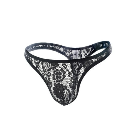 

Mens Boxer Briefs Underpants Low-Waisted Lace Lingerie Pants Underwear Knickers Panties