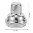 thumbnail image 2 of IBASETOY Multi Functional Stainless Steel Shaker Cup Lid Cover for Home and Outdoor Use, 2 of 8