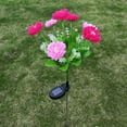 thumbnail image 4 of Djunllk Solar Lights Outdoor, Solar Flowers Lights Outdoor Garden Waterproof Hydrangea Auto On/Off Lighting Beautiful Patio Decor Gifts for Women, 4 of 9