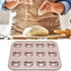 thumbnail image 2 of 6 Cups Muffin Pans Non Stick Muffin Baking Pans Carbon Steel Muffin Pans Bakeware Set Cupcake Baking Pan for Oven Baking, 2 of 4