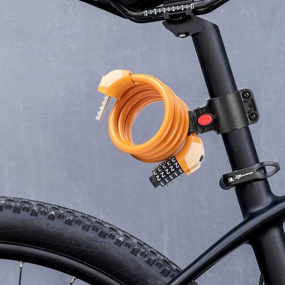 JingChun Bike Lock, 47 inch Bike Locks Cable, High Security 5 Digit Resettable Combination Coiling Bicycle Lock, Heavy Duty Anti theft Cable Locks