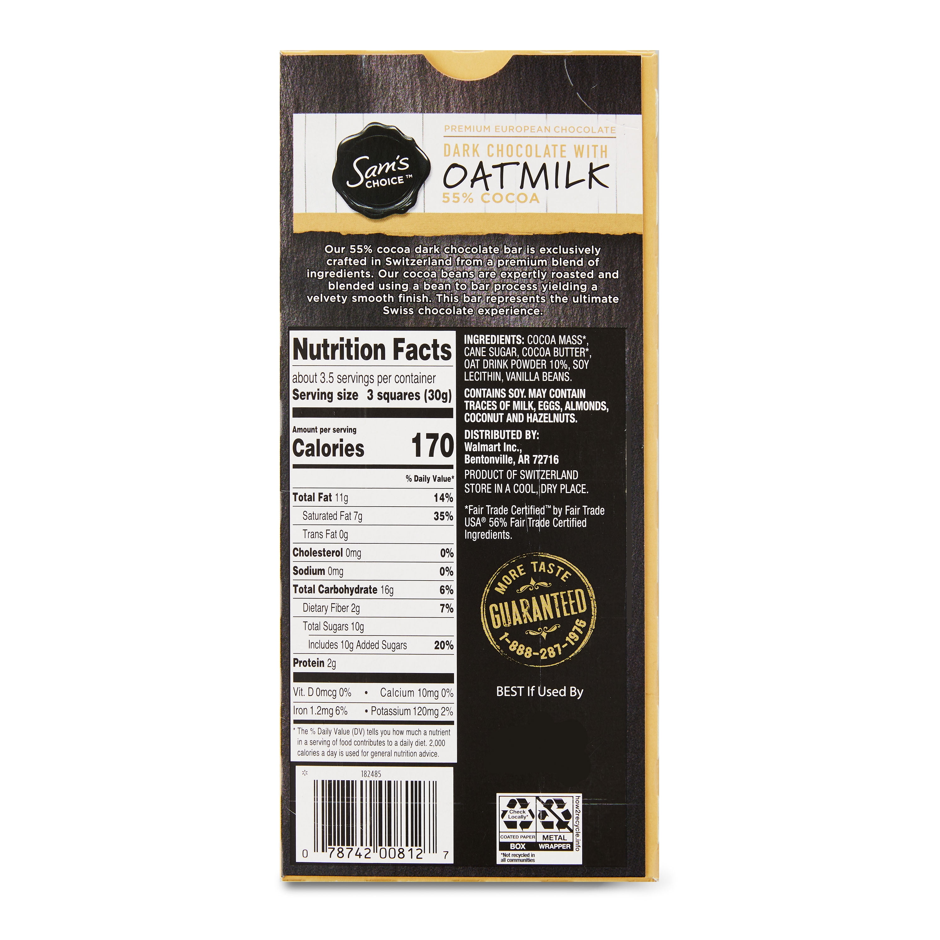 Dark Milk Chocolate Bar, 3 oz, Recchiuti Confections