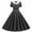 Black—Prime Deals 2025, variant on Mevxay Girls Polka Dots Dress 50s Vintage Doll Collar Short Sleeve A Line Swing Flowy Party Dresses for 6-15 Years Black