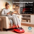 thumbnail image 2 of Gymax Shiatsu Foot Massager Machine w/ 2-Level Heat 3-Level Deep-Kneading Timer, 2 of 10