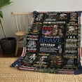 thumbnail image 5 of Female Veteran Gifts, Proud Female Veteran Blanket, Veteran Military Blanket US Veterans Gifts, Soft Warm Blanket Thank You Gifts for Veterans on Veterans Day Female Women Veteran Mom Grandma, 5 of 5