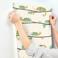 thumbnail image 3 of Advantage Chameleon Family Green Canopy Stroll Wallpaper, 3 of 5