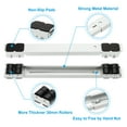 thumbnail image 3 of Deslizadores de electrodomésticos extensibles Uxcell con ruedas blancas, 3 of 7