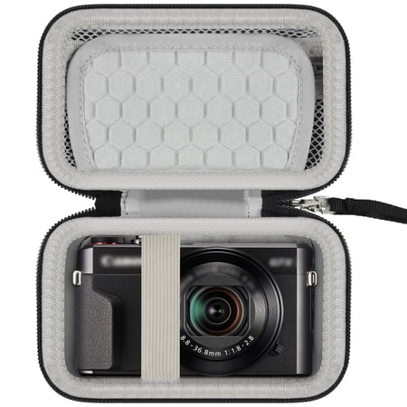 Digital Camera Carrying Case Compatible with CAMKORY/for VAHOIALD/for Sony DSCW800 Compact Small Camera Storage Bag for Boys Girls Kids - Black