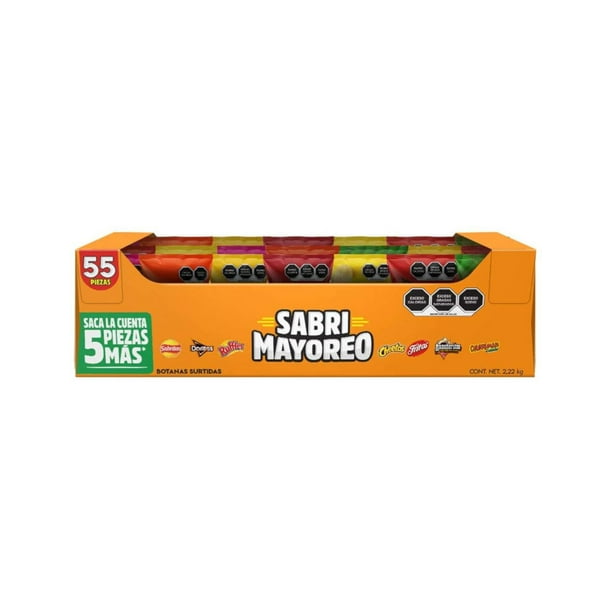 Pack de 55 Botana Sabritas Sabrimayor Sabritas Sabrimayor