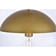 thumbnail image 4 of Living District LD6043BR Eclipse 1 Light Pendant Ceiling Light with Clear Glass, Brass, 4 of 4