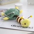 thumbnail image 4 of Lindo llavero de tortuga en miniatura, juguetes de peluche, muñecos de dibujos animados de tortuga, animal suave, pequeño colgante, adornos para bolsos, decoración, regalos para niñas y niños, 4 of 5