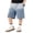 Light Blue, variant on UACY Boys Y2K Retro Baggy Jean Shorts, Loose Fit Denim Jorts with Elastic Waist Pull On for Hip Hop Street Style (Light Blue, 13-14 Years)