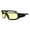 Black, variant on Skullerz® Odin Safety Glasses // Sunglasses, Matte Gray, Clear Lens