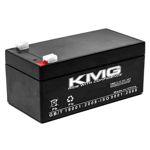 KMG Batterie de Remplacement 12V 3Ah Compatible avec Tysonic TY-12-3.4