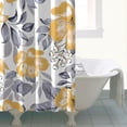 thumbnail image 4 of Pioneer Flower Floral Print Pattern Shower Curtain 72"x84" ,Bathroom Decorative Shower Curtains Set with 12 Hooks,Modern Waterproof Washable Shower Curtain, 4 of 6