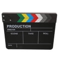 thumbnail image 2 of Runquan Acrylic Colorful Dry Erase Clap-Stick Clapper Board Slate For Movie Cut Action, 2 of 8