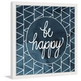 thumbnail image 2 of Marmont Hill "Be Happy Circle" Framed Painting Print, 2 of 5