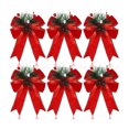 thumbnail image 1 of Nituyy Christmas Tree Toppers Ribbon Bows House Decoration Supplies for Christmas Tree Decorating, 1 of 6