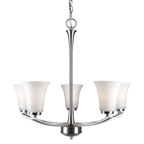 2682-05-55-Forte Lighting-Hale - 5 Light Chandelier-23.25 Inches Tall and 23.75 Inches Wide     -Traditional Installation