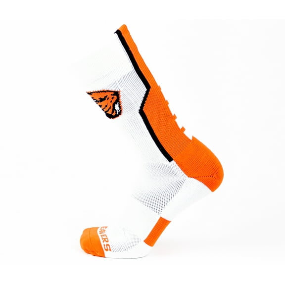 Oregon State Beavers White Sport Performance Sock - Donegal Bay - Unisex - One Size - Crew