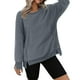 thumbnail image 3 of Blusas para mujer,Chaqueta polar para mujer, jersey, blusa afelpada, sudadera de invierno gruesa y cálida de manga larga, poliéster, ropa informal, sopatenor, 3 of 9