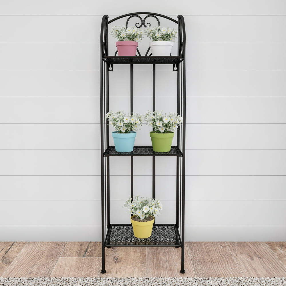 Plant Stand 3Tier Vertical Shelf for Indoor or Outdoor Display by