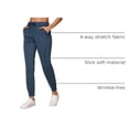 thumbnail image 4 of Joggers CRZ YOGA para mujer con elasticidad 4 vías color azul pizarra, 4 of 6