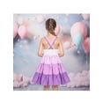 thumbnail image 5 of Girls Dress Purple Unicorn Rainbow Strip Suspender Sleeveless Summer 7 Years, 5 of 8