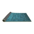 thumbnail image 2 of Ahgly Company Indoor Rectangle Oriental Turquoise Blue Industrial Area Rugs, 2' x 4', 2 of 4