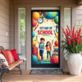 thumbnail image 4 of LUUFILx First Day of School Banner Backdrop Classroom Decor for Kids Photography Props Birthday Party Background Decorations Supplies Celebration, 4 of 7