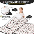 thumbnail image 3 of White Christmas Santa Pattern Toddler Nap Mats for Kids Preschool,50"x20" Sleeping Mat Bag or Kids,Toddler Sleeping Bag,Toddler Nap Mat or Daycare, 3 of 6