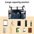 thumbnail image 4 of Sac de Marche avec Porte-Gobelet Sac de Rangement Grande Capacité Sac de Rangement pour Fauteuil Roulant Sac de Rangement Pliant pour Déambulateur Rollator Bleu, 4 of 8